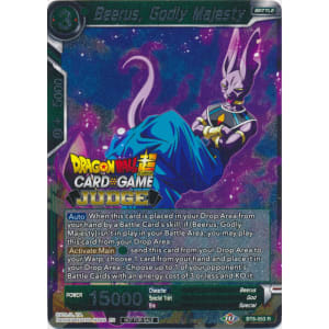Beerus, Godly Majesty (BT8-053) [Judge Promotion Cards] | Total Play