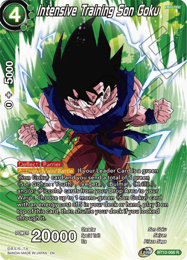 Intensive Training Son Goku (BT10-066) [Theme Selection: History of Son Goku] | Total Play