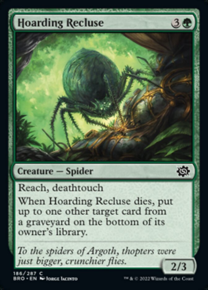 Hoarding Recluse [The Brothers' War] | Total Play