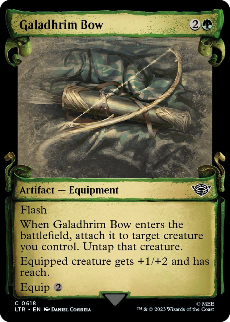 Galadhrim Bow [The Lord of the Rings: Tales of Middle-Earth Showcase Scrolls] | Total Play