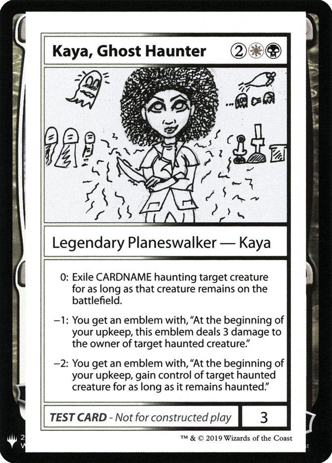 Kaya, Ghost Haunter [Mystery Booster Playtest Cards] | Total Play