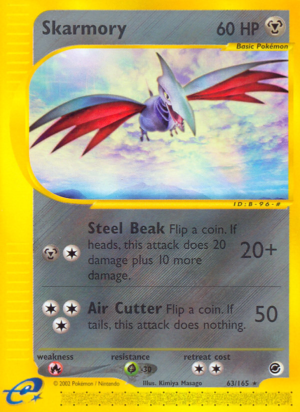 Skarmory (63/165) [Expedition: Base Set] | Total Play