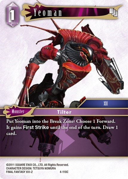 Yeoman [Opus IV] | Total Play