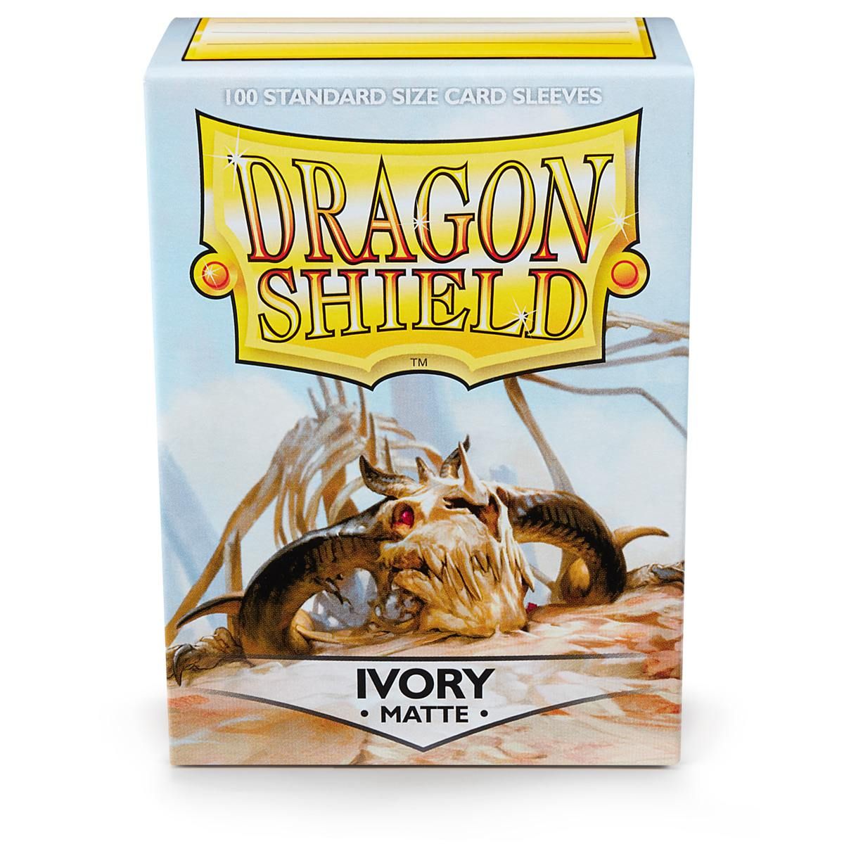 Dragon Shield: Standard 100ct Sleeves - Ivory (Matte) | Total Play