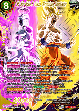 SS Son Goku & Frieza, Miraculous Conclusion (BT14-152) [Cross Spirits] | Total Play