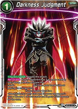 Darkness Judgment (Rare) (BT13-151) [Supreme Rivalry] | Total Play