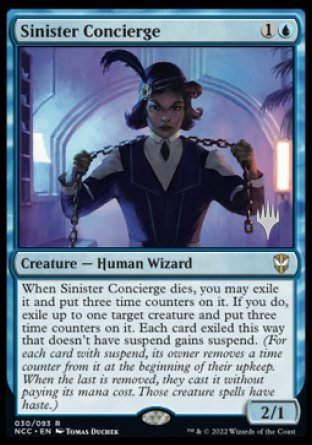 Sinister Concierge (Promo Pack) [Streets of New Capenna Commander Promos] | Total Play