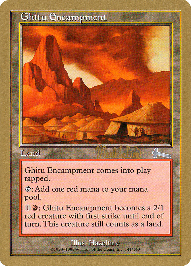 Ghitu Encampment (Mark Le Pine) [World Championship Decks 1999] | Total Play