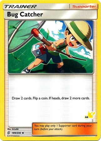 Bug Catcher (189/236) (Pikachu Stamp #44) [Battle Academy 2020] | Total Play