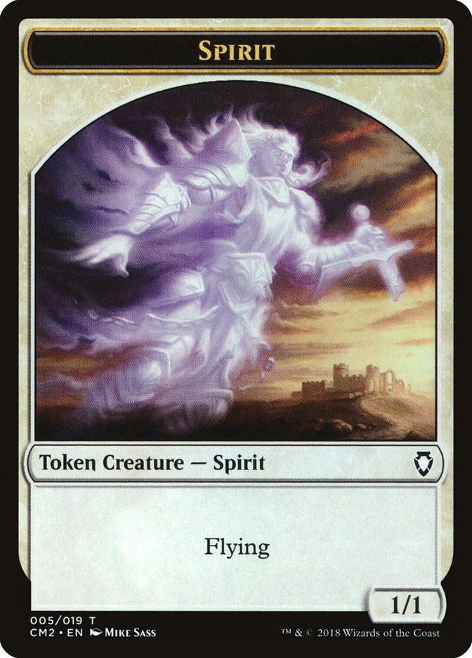 Spirit Token [Commander Anthology Volume II Tokens] | Total Play