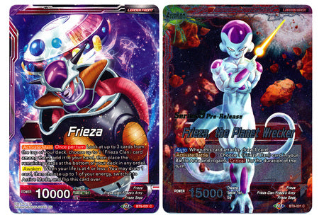 Frieza // Frieza, the Planet Wrecker (BT9-001) [Universal Onslaught Prerelease Promos] | Total Play