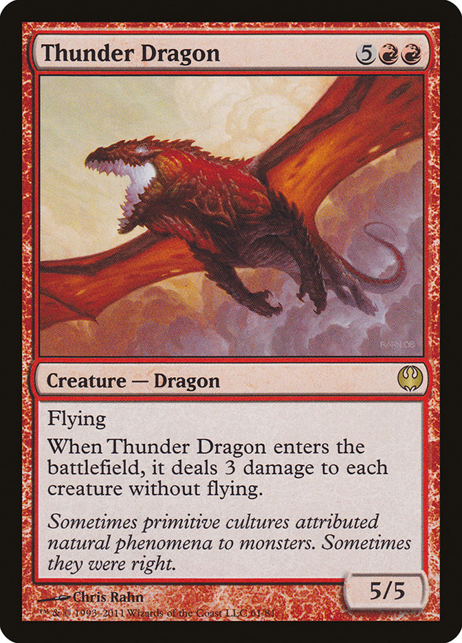 Thunder Dragon [Duel Decks: Knights vs. Dragons] | Total Play