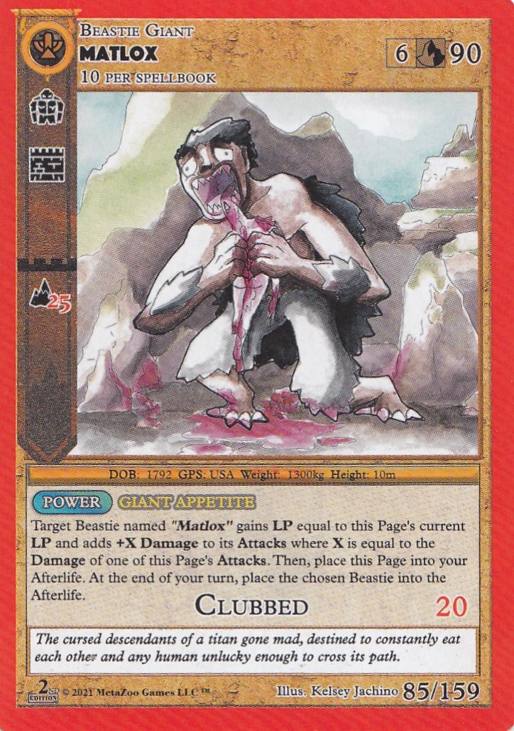 Matlox [Cryptid Nation: Second Edition] | Total Play