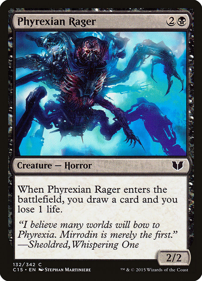 Phyrexian Rager [Commander 2015] | Total Play