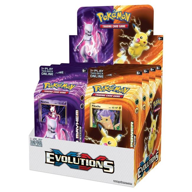 XY: Evolutions - Theme Deck Box Display | Total Play