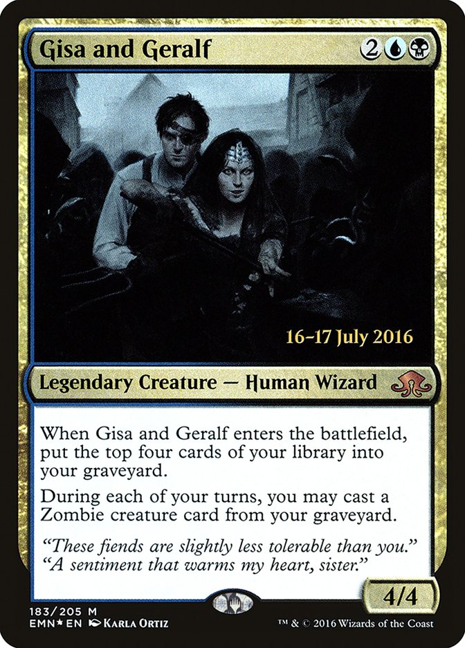 Gisa and Geralf [Eldritch Moon Prerelease Promos] | Total Play