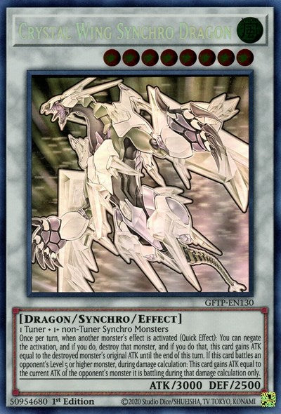 Crystal Wing Synchro Dragon [GFTP-EN130] Ghost Rare | Total Play