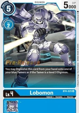 Lobomon [BT4-025] [Great Legend Pre-Release Promos] | Total Play