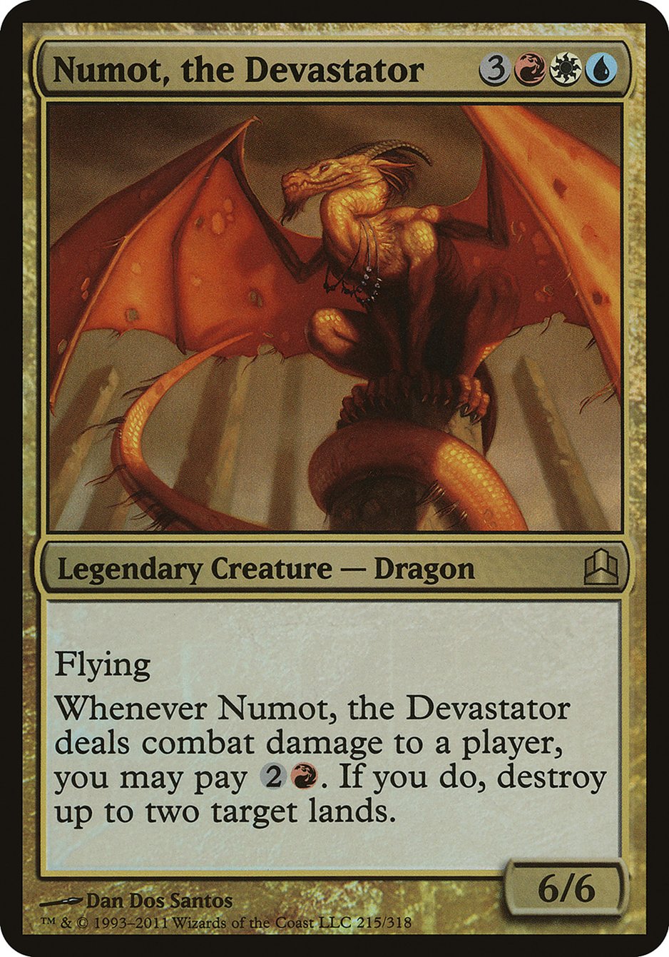 Numot, the Devastator (Oversized) [Commander 2011 Oversized] | Total Play