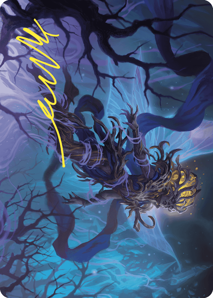 Sleep-Cursed Faerie Art Card (Gold-Stamped Signature) [Wilds of Eldraine Art Series] | Total Play