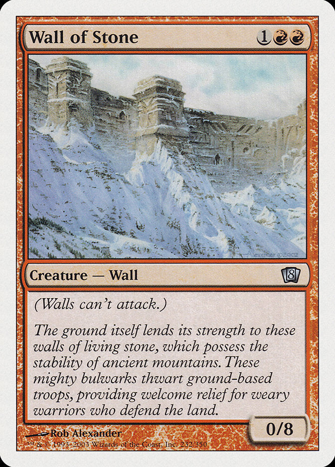 Wall of Stone [Eighth Edition] | Total Play