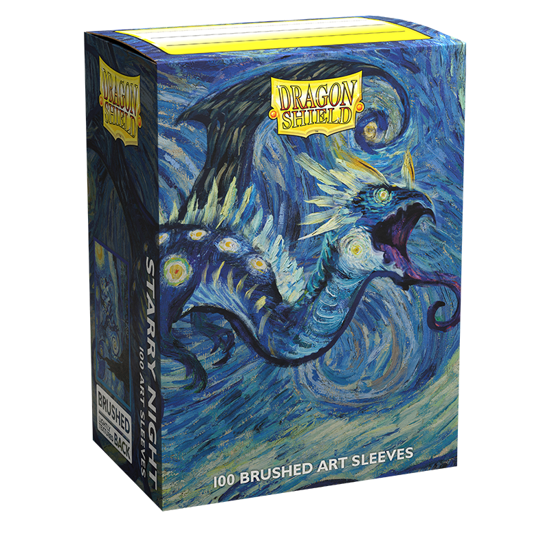 Dragon Shield: Standard 100ct Brushed Art Sleeves - Starry Night | Total Play