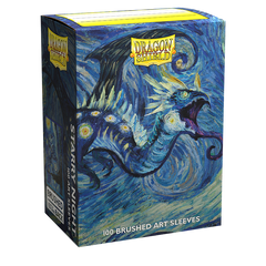 Dragon Shield: Standard 100ct Brushed Art Sleeves - Starry Night | Total Play