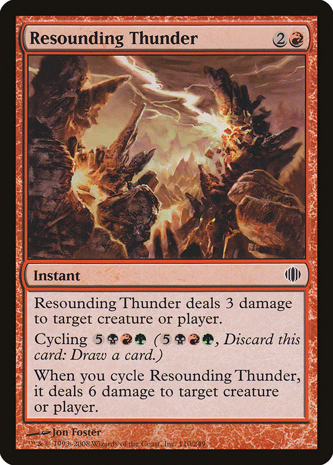 Resounding Thunder [Shards of Alara] | Total Play