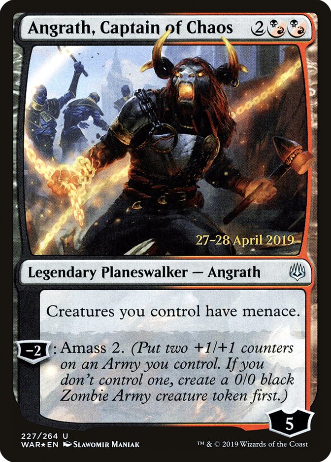 Angrath, Captain of Chaos [War of the Spark Prerelease Promos] | Total Play
