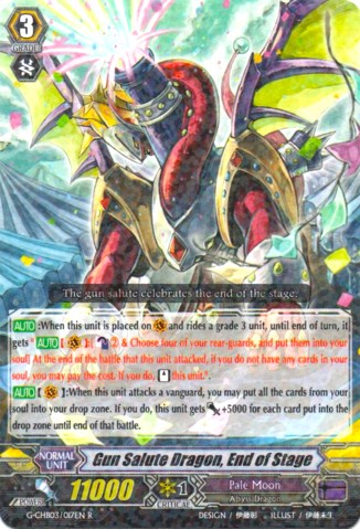 Gun Salute Dragon, End of Stage (G-CHB03/017EN) [Rummy Labyrinth Under the Moonlight] | Total Play