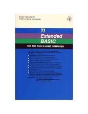 TI Extended Basic - TI-99 | Total Play