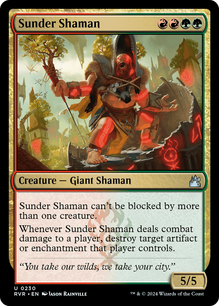 Sunder Shaman [Ravnica Remastered] | Total Play