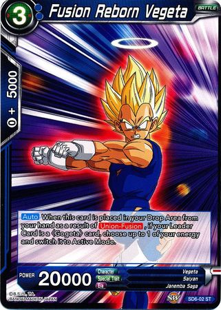 Fusion Reborn Vegeta (Starter Deck - Resurrected Fusion) (SD6-02) [Miraculous Revival] | Total Play