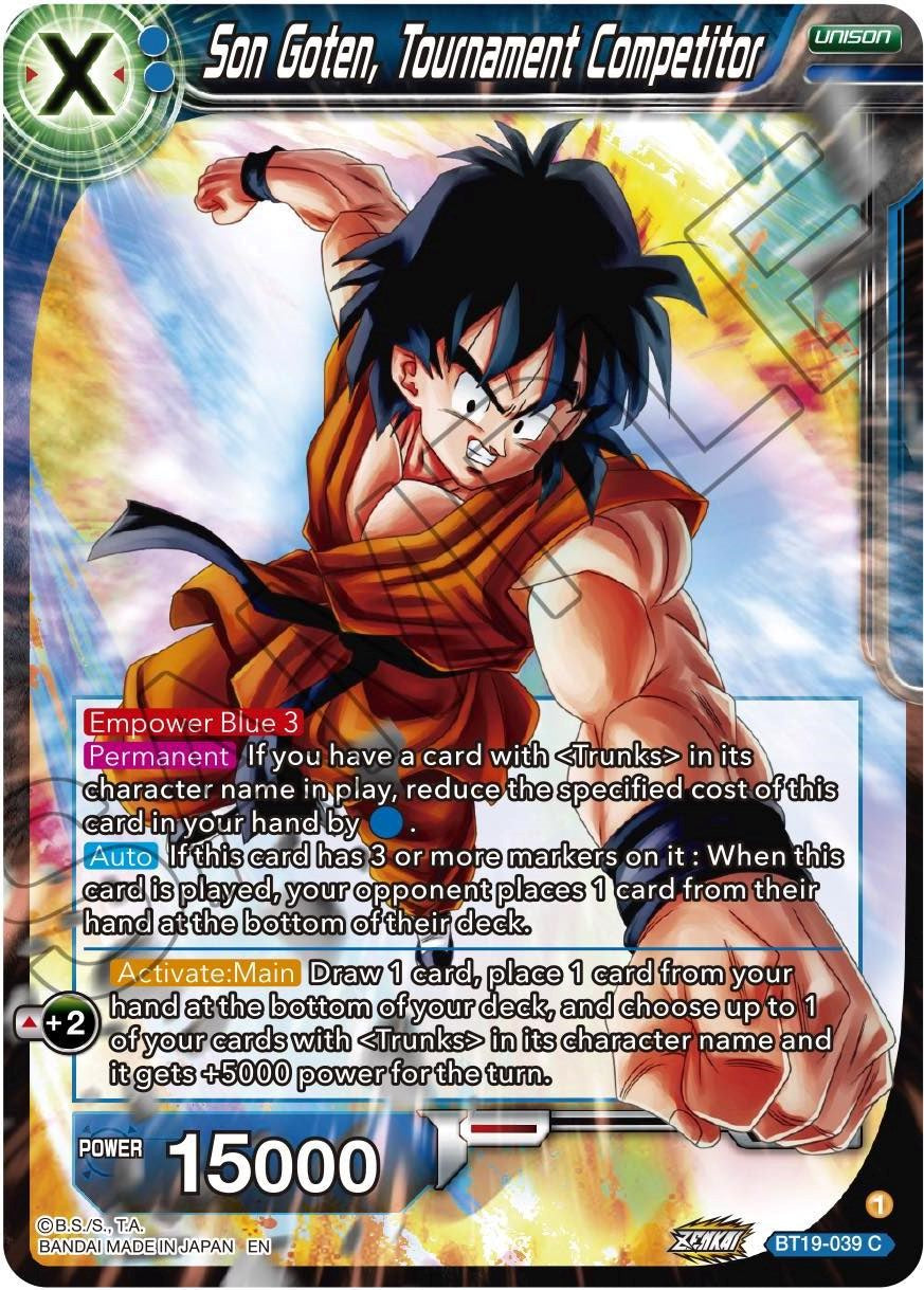 Son Goten, Tournament Competitor (BT19-039) [Fighter's Ambition] | Total Play