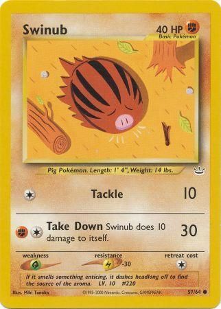 Swinub (57/64) [Neo Revelation Unlimited] | Total Play