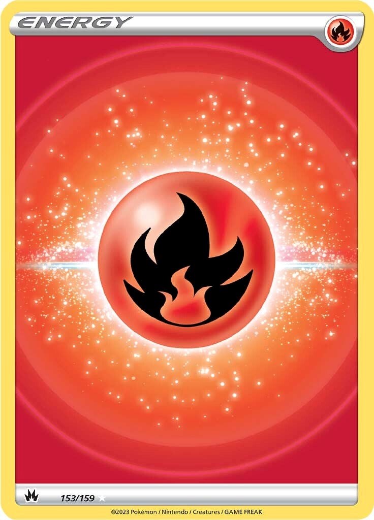 Fire Energy (153/159) (Texture Full Art) [Sword & Shield: Crown Zenith] | Total Play