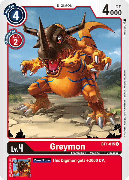 Greymon [BT1-015] [Release Special Booster Ver.1.0] | Total Play