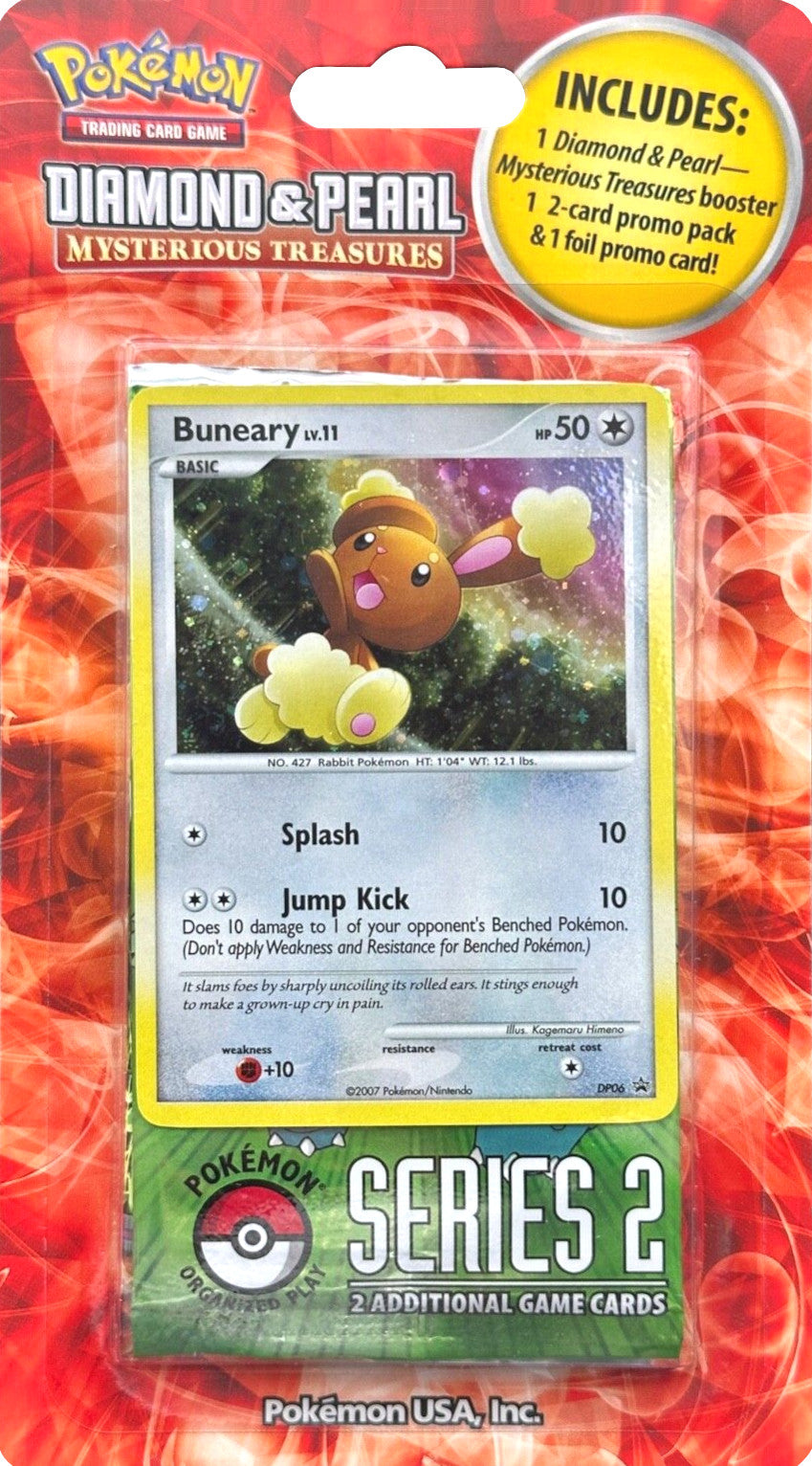 Diamond & Pearl: Mysterious Treasures - 2-Pack Blister (Buneary) | Total Play