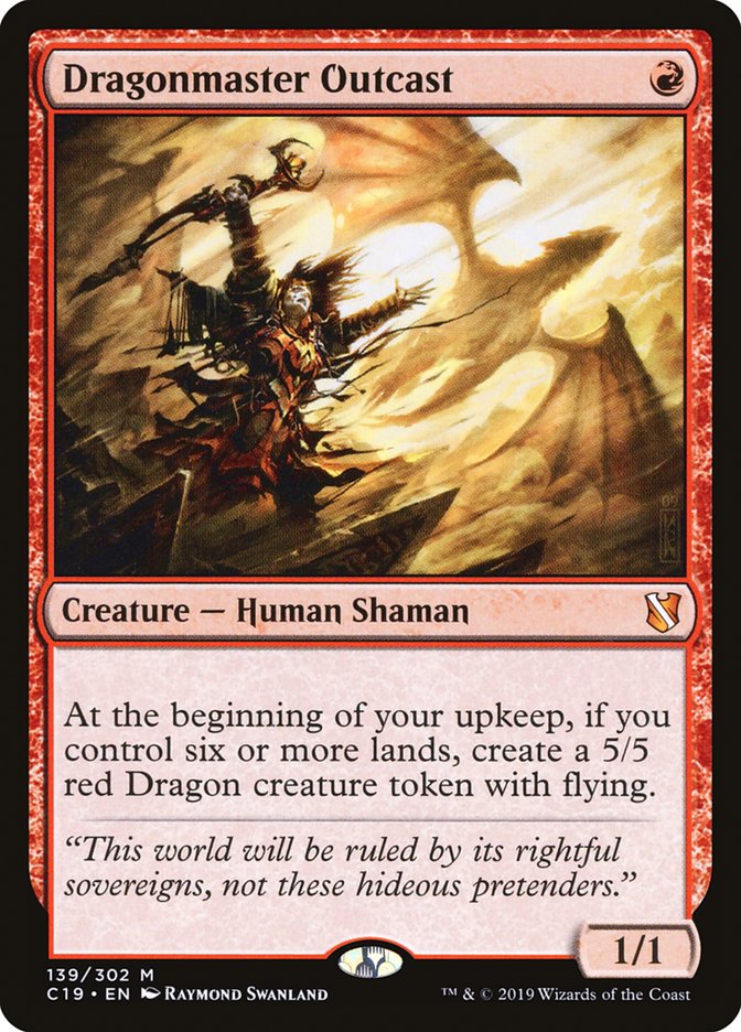 Dragonmaster Outcast [Commander 2019] | Total Play