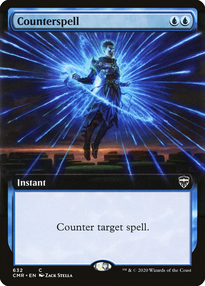 Counterspell (Extended Art) [Commander Legends] | Total Play