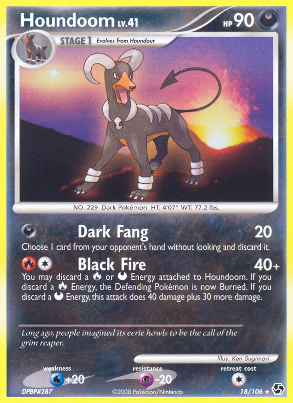 Houndoom (18/106) [Diamond & Pearl: Great Encounters] | Total Play