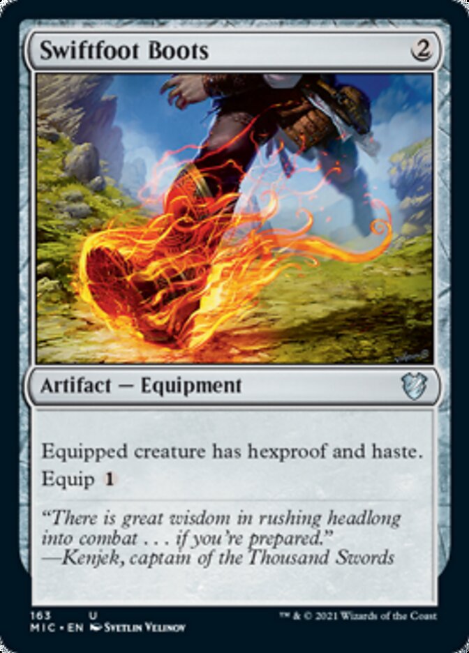 Swiftfoot Boots [Innistrad: Midnight Hunt Commander] | Total Play