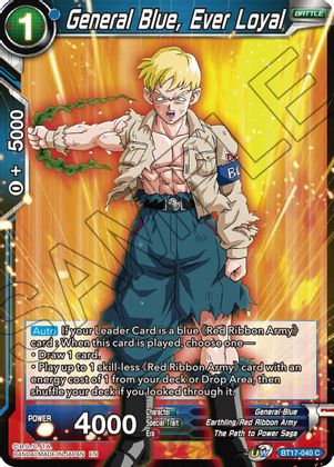 General Blue, Ever Loyal (BT17-040) [Ultimate Squad] | Total Play