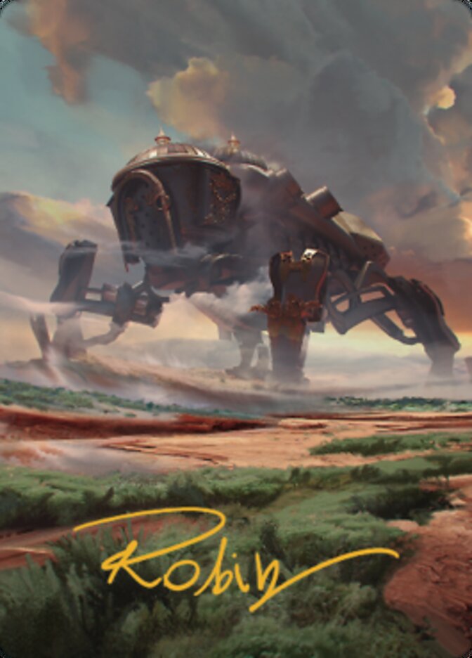 Plains (2) Art Card (Gold-Stamped Signature) [The Brothers' War Art Series] | Total Play