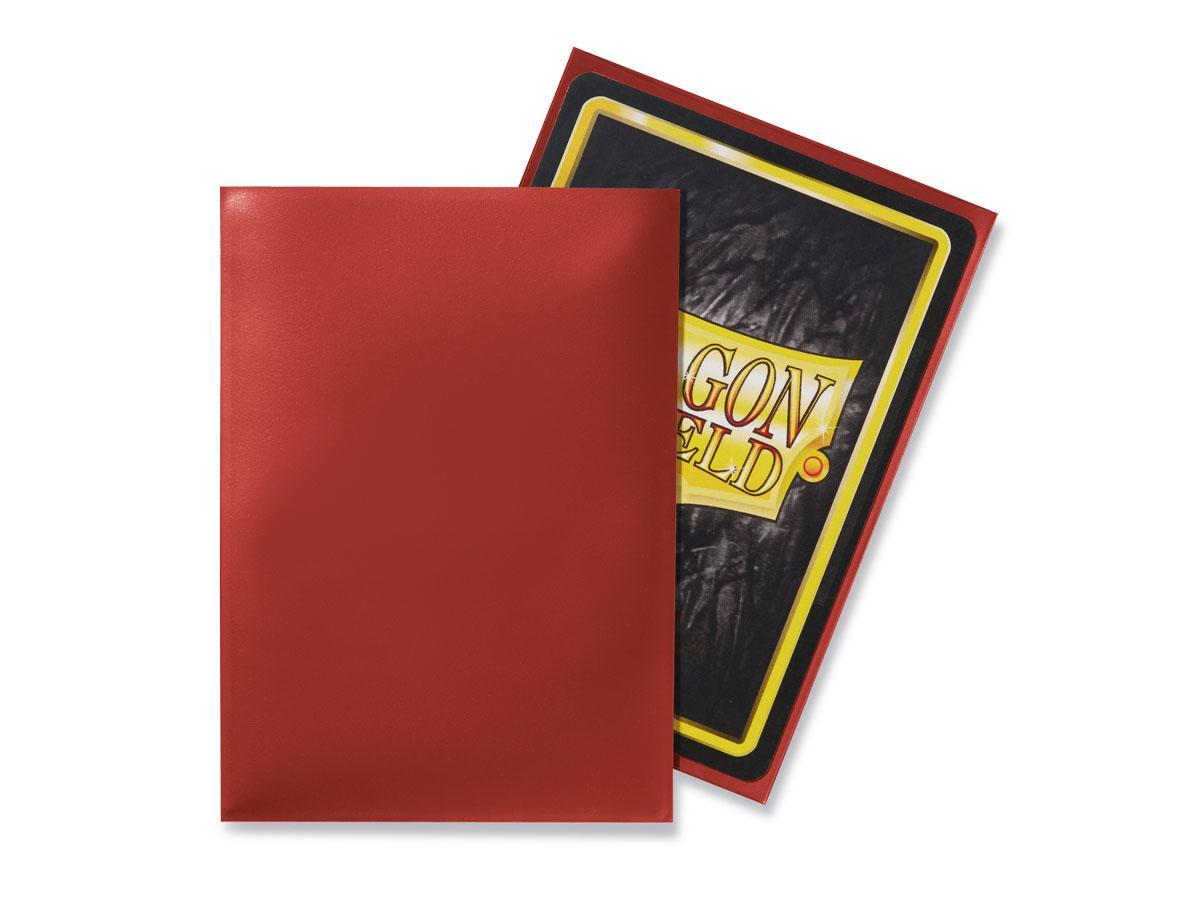 Dragon Shield: Standard 100ct Sleeves - Red (Classic) | Total Play