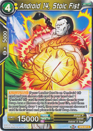 Android 14, Stoic Fist (BT9-057) [Universal Onslaught] | Total Play