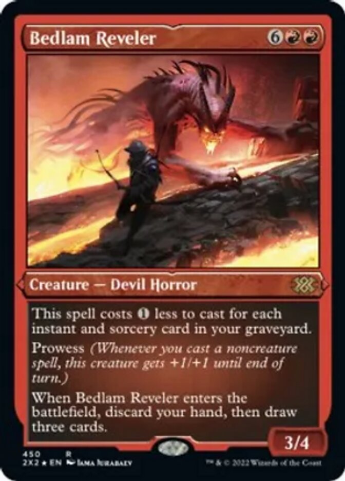 Bedlam Reveler (Foil Etched) [Double Masters 2022] | Total Play