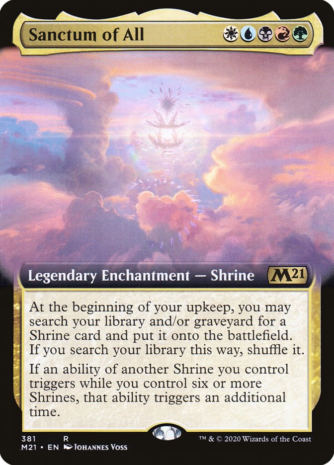 Sanctum of All (Extended Art) [Core Set 2021] | Total Play