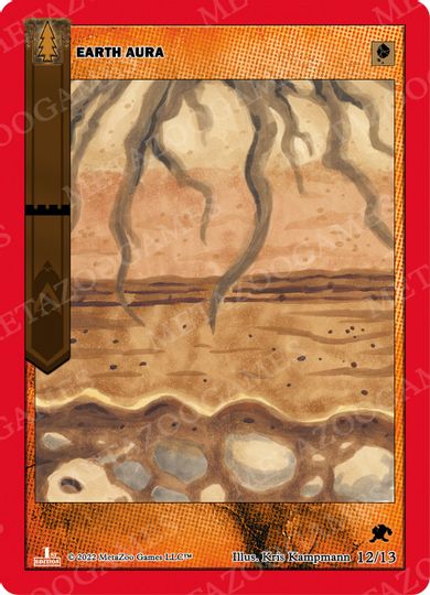 Earth Aura [Cryptid Nation: Wilderness First Edition Release Event Deck] | Total Play