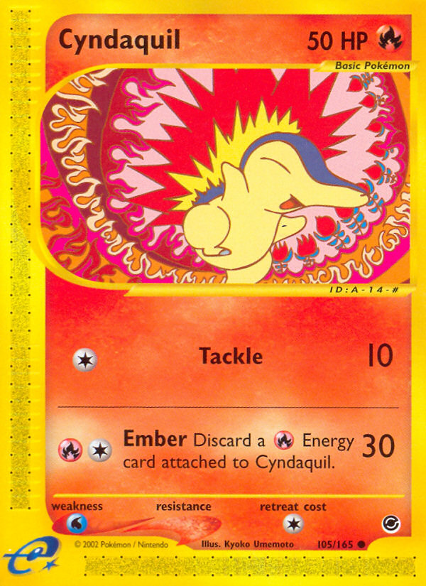 Cyndaquil (105/165) [Expedition: Base Set] | Total Play